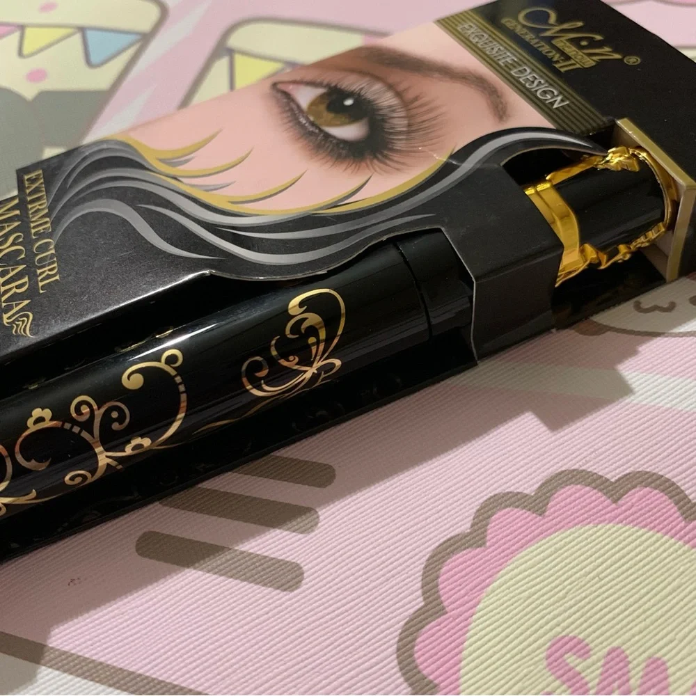 MENOW Black Mascara with 2 Pencil Eyeliners in Black and Brown - NIB